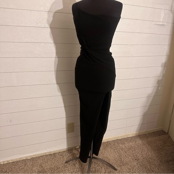 Nookie Lust One Shoulder Gown in Black XS - Picture 3 of 9